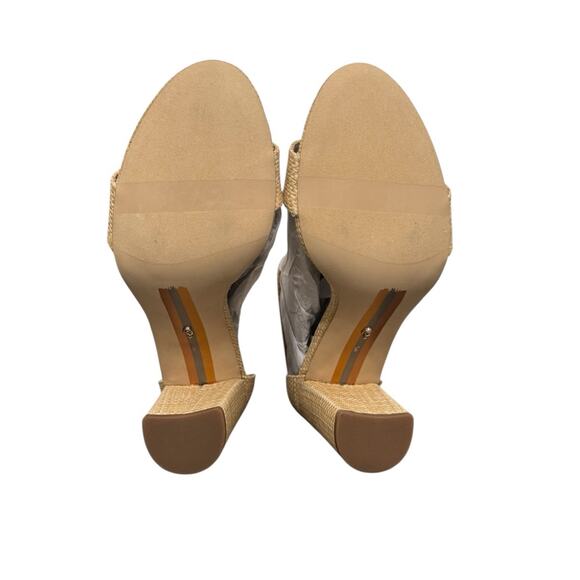 New! Sam Edelman Yaro Perla Ankle Strap Block Heel Sandal - Size 8 - Picture 9 of 9